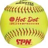 Rawlings 12" Hot Dot SPN12HDSY Optic Softball-Single -Wilson Shop 30010026