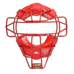 All-Star Senior FM25LMX Traditional Hollow Steel Leather Pads Catcher's Facemask 11 All-Star Senior FM25LMX Traditional Hollow Steel Leather Pads Catcher's Facemask -Wilson Shop Shop Allstar Senior FM25LMX Traditional Hollow Steel Leather Pads Catchers Facemask Red Edmonton Canada