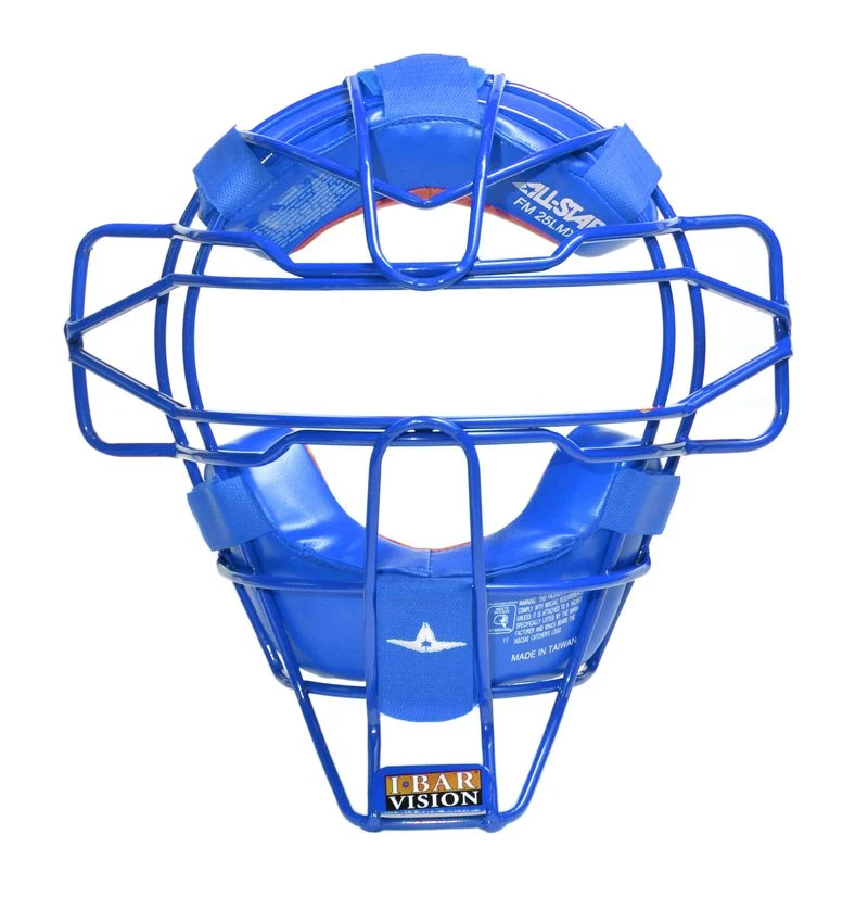 All-Star Senior FM25LMX Traditional Hollow Steel Leather Pads Catcher's Facemask 3 All-Star Senior FM25LMX Traditional Hollow Steel Leather Pads Catcher's Facemask