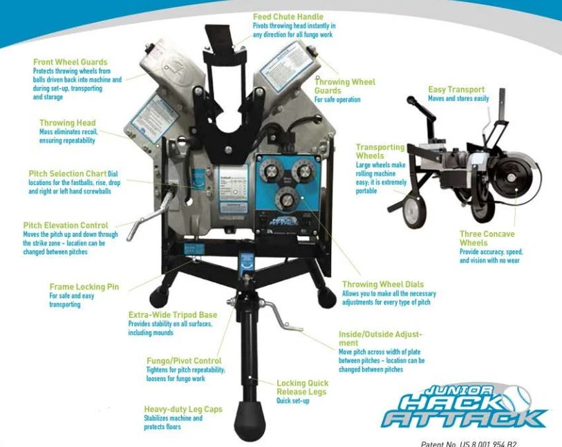 Hack Attack Junior Softball Pitch Machine 5 Hack Attack Junior Softball Pitch Machine - Image 3