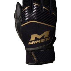 Miken Senior Pro Gold Softball Batting Glove-Pair