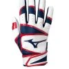 Mizuno Men's B-303 330417.5110 Batting Gloves -Wilson Shop Shop Mizuno Mens B 303 330417 5110 Batting Gloves Navy Red Edmonton Canada
