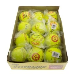 Rawlings 11" Red Dot PX11RYLC Optic Softball-Dozen