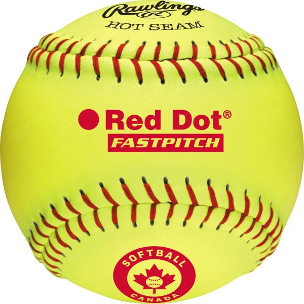 Rawlings 12" Red Dot PX2RYLC Optic Softball-Dozen 4 Rawlings 12" Red Dot PX2RYLC Optic Softball-Dozen - Image 2