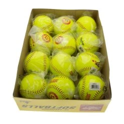 Rawlings 12" Red Dot PX2RYLC Optic Softball-Dozen