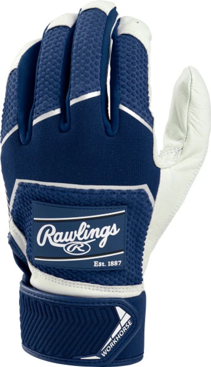 Rawlings Senior Workhorse Pro WH22BG Batting Glove 3 Rawlings Senior Workhorse Pro WH22BG Batting Glove