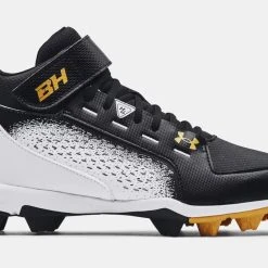 Under Armour Junior Harper 6 Mid 3024325-001 Rubber Baseball Cleat