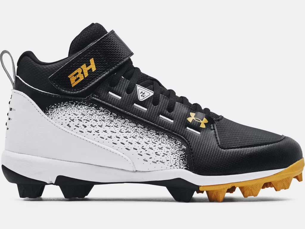 Under Armour Junior Harper 6 Mid 3024325-001 Rubber Baseball Cleat 3 Under Armour Junior Harper 6 Mid 3024325-001 Rubber Baseball Cleat