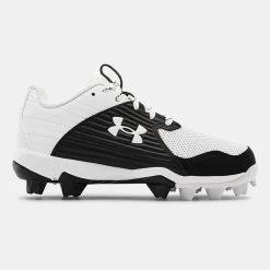 Under Armour Junior Leadoff Low 3023449-002 Rubber Baseball Cleat