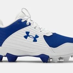 Under Armour Junior Leadoff Low 3023449-400 Rubber Baseball Cleat