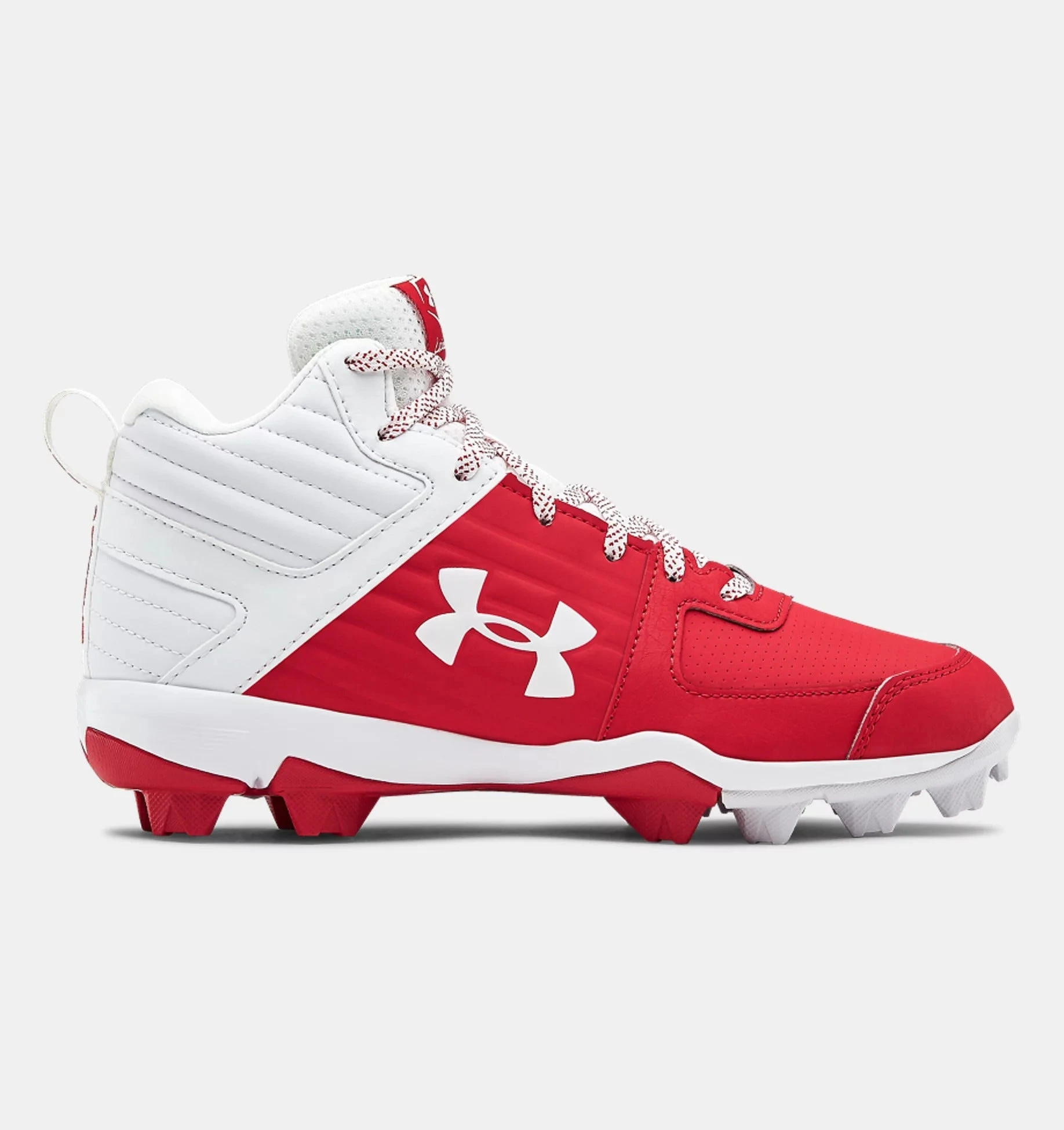 Under Armour Junior Leadoff Mid Rubber 3022070-600 Baseball Shoe 3 Under Armour Junior Leadoff Mid Rubber 3022070-600 Baseball Shoe