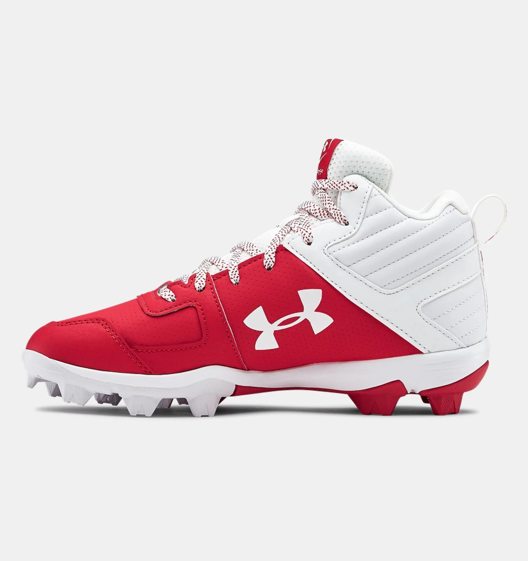 Under Armour Junior Leadoff Mid Rubber 3022070-600 Baseball Shoe 4 Under Armour Junior Leadoff Mid Rubber 3022070-600 Baseball Shoe - Image 2