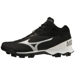 Mizuno Senior Wave Lightrevo 320675.9000 Mid TPU Baseball Cleat