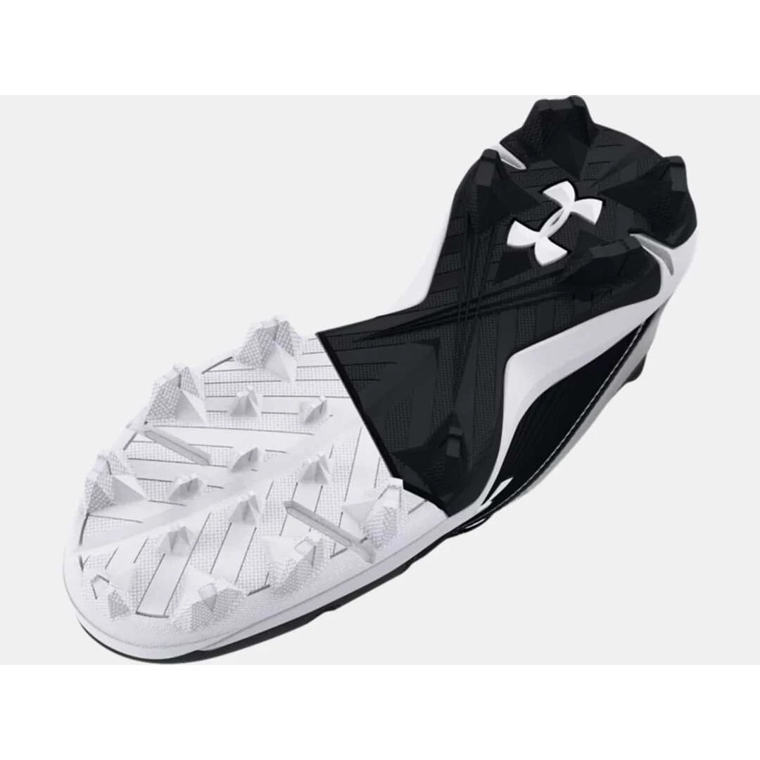 Under Armour Junior Leadoff RM Low 3025600-001 Rubber Baseball Cleat 4 Under Armour Junior Leadoff RM Low 3025600-001 Rubber Baseball Cleat - Image 2