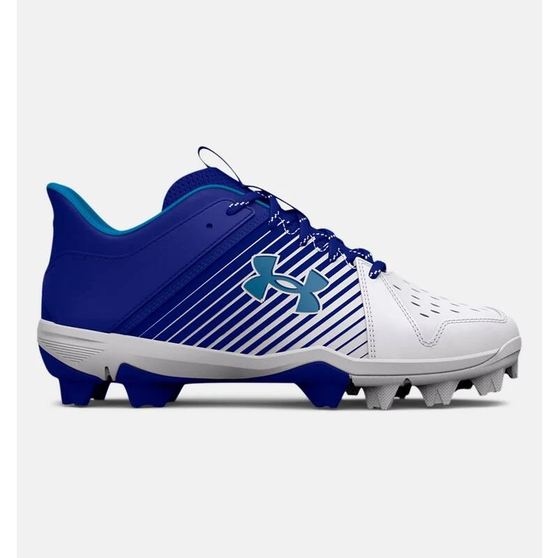 Under Armour Junior Leadoff RM Low 3025600-400 Rubber Baseball Cleat 2 Under Armour Junior Leadoff RM Low 3025600-400 Rubber Baseball Cleat