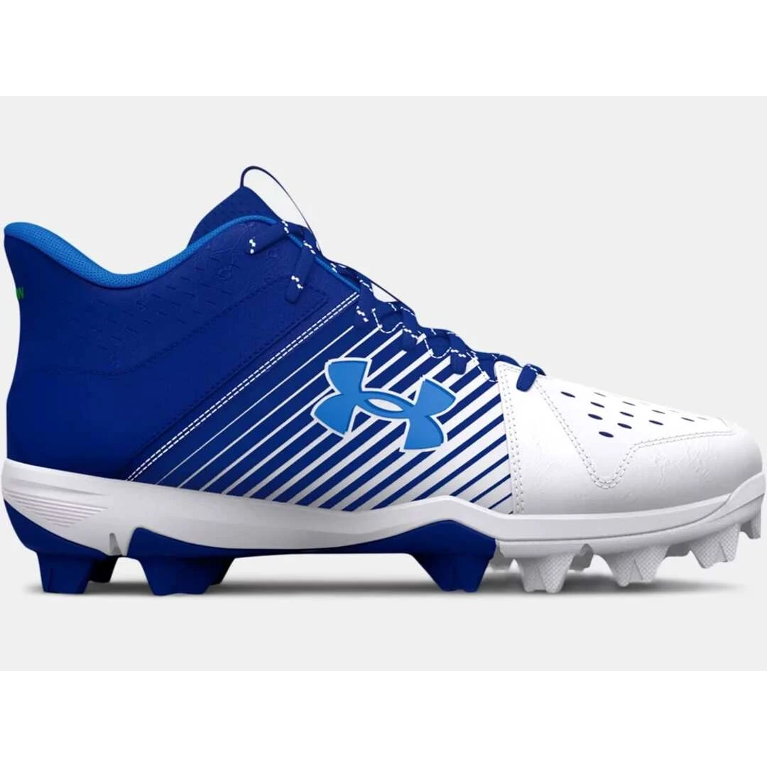 Under Armour Junior Leadoff RM Mid 3025601-400 Rubber Baseball Cleat 3 Under Armour Junior Leadoff RM Mid 3025601-400 Rubber Baseball Cleat