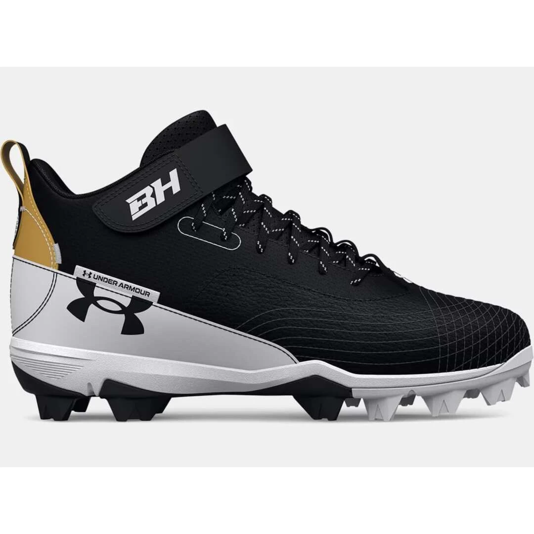 Under Armour Men's Harper 7 RM Mid 3025587-001 Rubber Baseball Cleat 3 Under Armour Men's Harper 7 RM Mid 3025587-001 Rubber Baseball Cleat