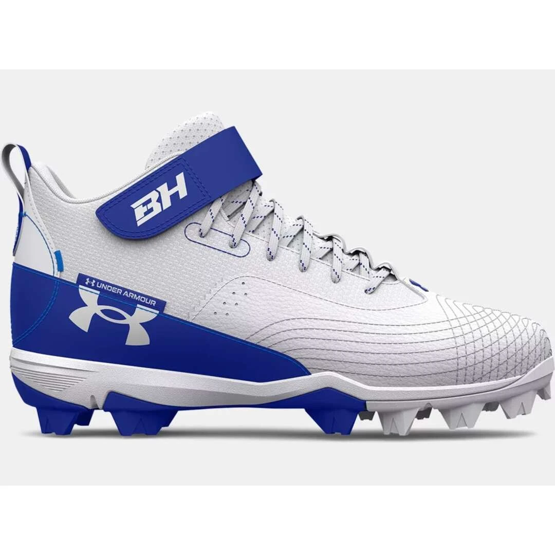 Under Armour Men's Harper 7 RM Mid 3025587-400 Rubber Baseball Cleat 3 Under Armour Men's Harper 7 RM Mid 3025587-400 Rubber Baseball Cleat