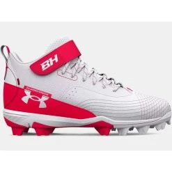Under Armour Men's Harper 7 RM Mid 3025587-601 Rubber Baseball Cleat