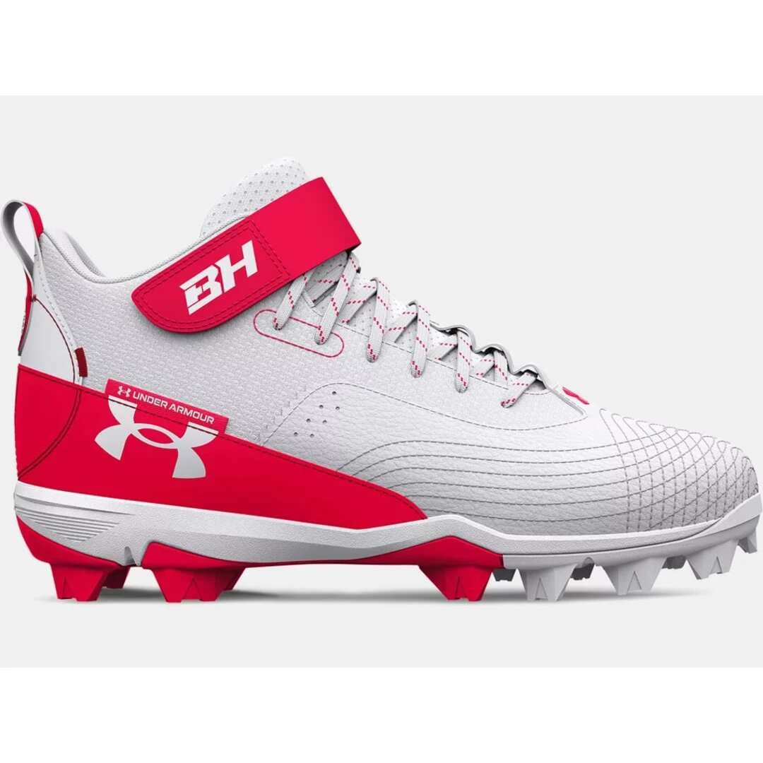 Under Armour Men's Harper 7 RM Mid 3025587-601 Rubber Baseball Cleat 3 Under Armour Men's Harper 7 RM Mid 3025587-601 Rubber Baseball Cleat