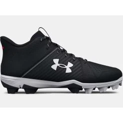 Under Armour Men's Leadoff RM Mid 3025590-001 Rubber Baseball Cleat