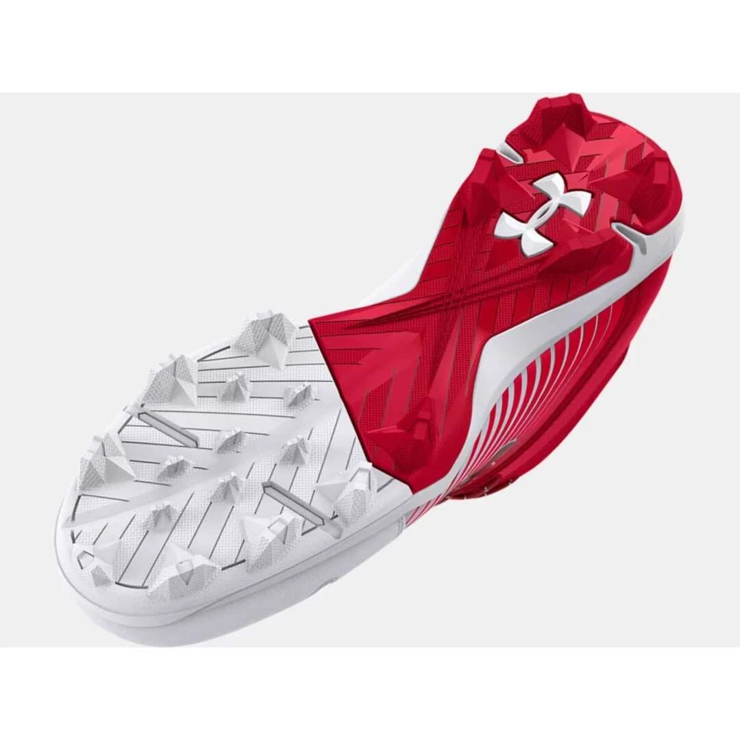 Under Armour Men's Leadoff RM Mid 3025590-600 Rubber Baseball Cleat 4 Under Armour Men's Leadoff RM Mid 3025590-600 Rubber Baseball Cleat - Image 2